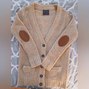 Brown button up cardigan